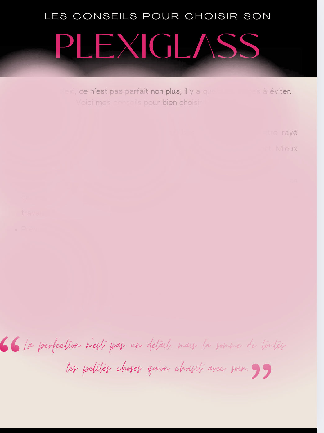 Ebook : fournisseurs plexi
