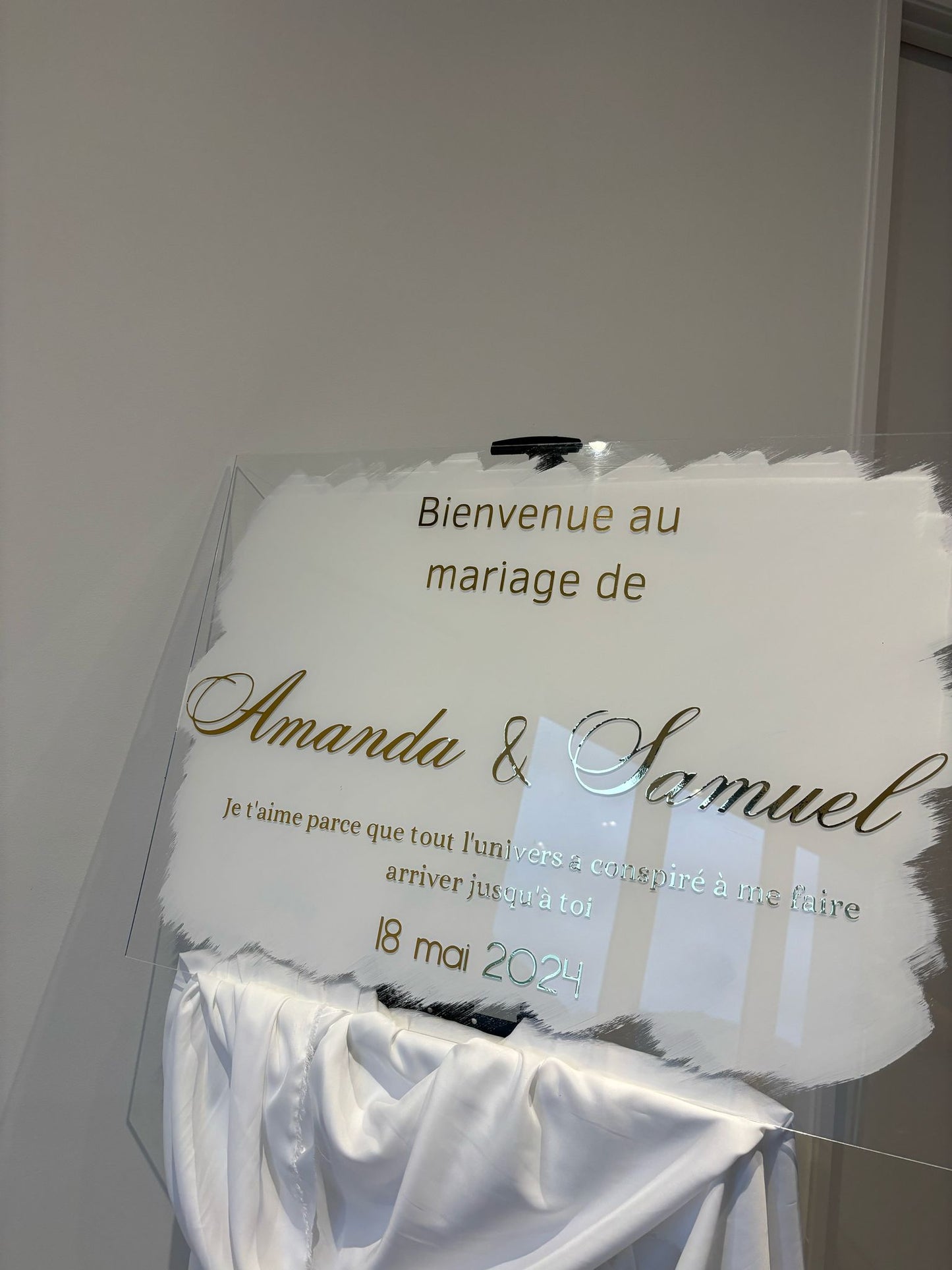 Stikers en vynile Panneau de bienvenue