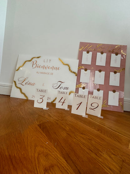Numéros de table