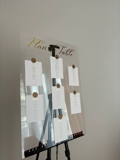 Plan de table personalisés